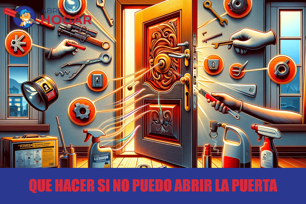 Que hacer si no puedo abrir la puerta